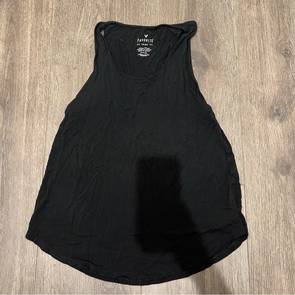 Black tank top